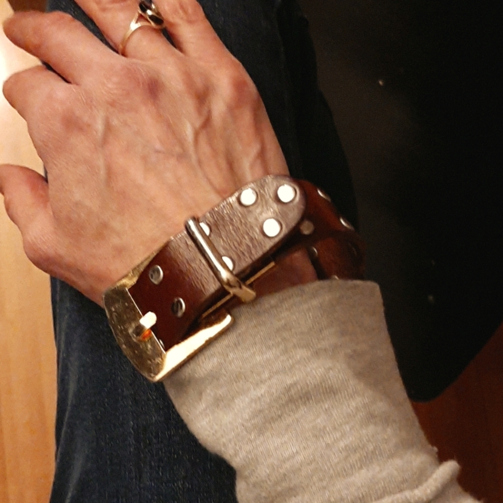 Leather Buckle bracelet